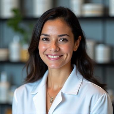 Maria Santos, Lead Cosmetic Formulator